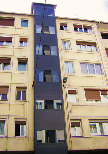 DESPUÉS-fachada exterior con ascensor