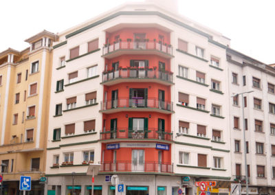 Rehabilitación de Fachada en Errebal 14, Eibar (Gipuzkoa)