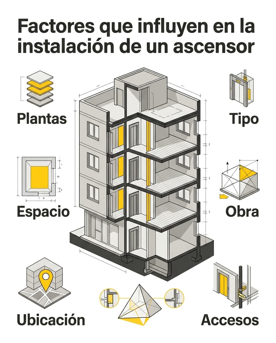 ¿Cuánto cuesta instalar un ascensor en un edificio?
